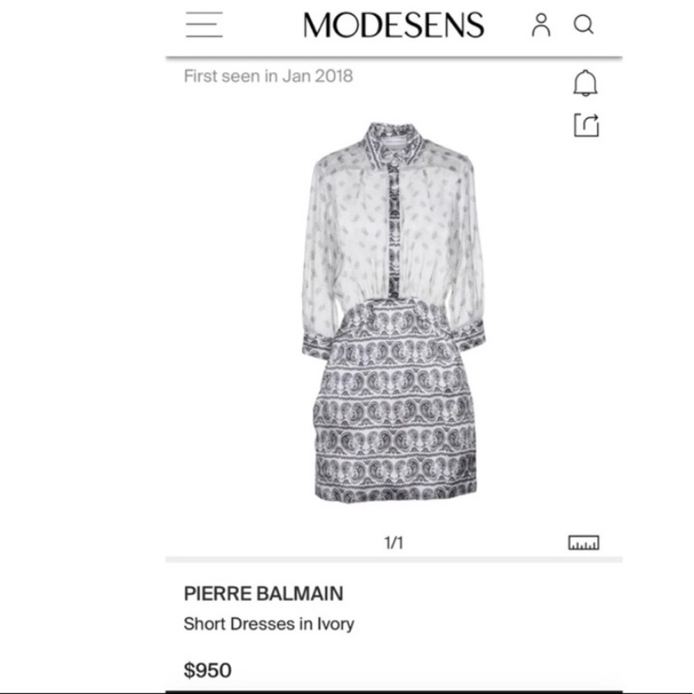 Pierre Balmain dress